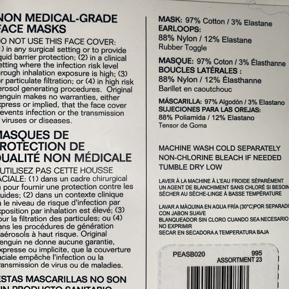 Perry Ellis Set of three Face Masks! - Picture 4 of 6